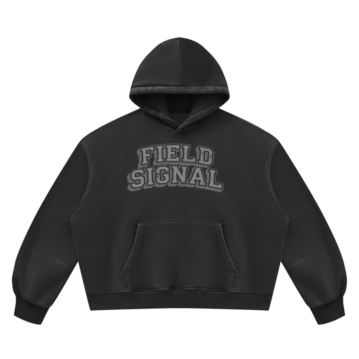 Unisex Vintage Wash Boxy Fleece Hoodie